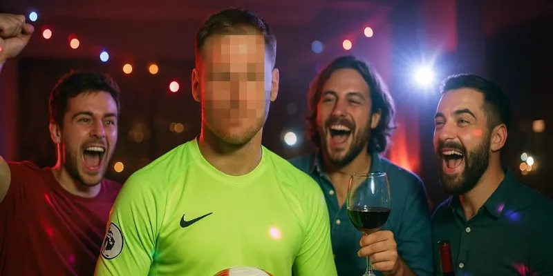 Bữa tiệc được cho là lộ clip sau buổi ăn mừng của Michael Emery